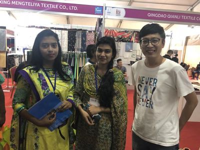 中纺互联平台首次组团纺织企业产品迈向国际纺织舞台